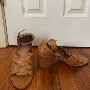 Frye Leather Sandals Heels